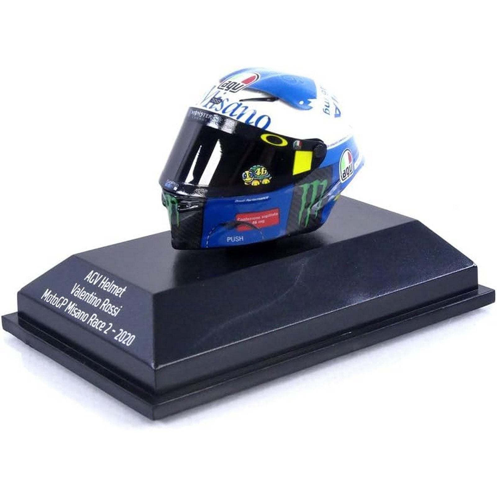 AGV Helmet Valentino Rossi (Misano Race 2 2020) in Blue/White AGV Helmet Valentino Rossi (Misano Race 2 2020) in Blue/White