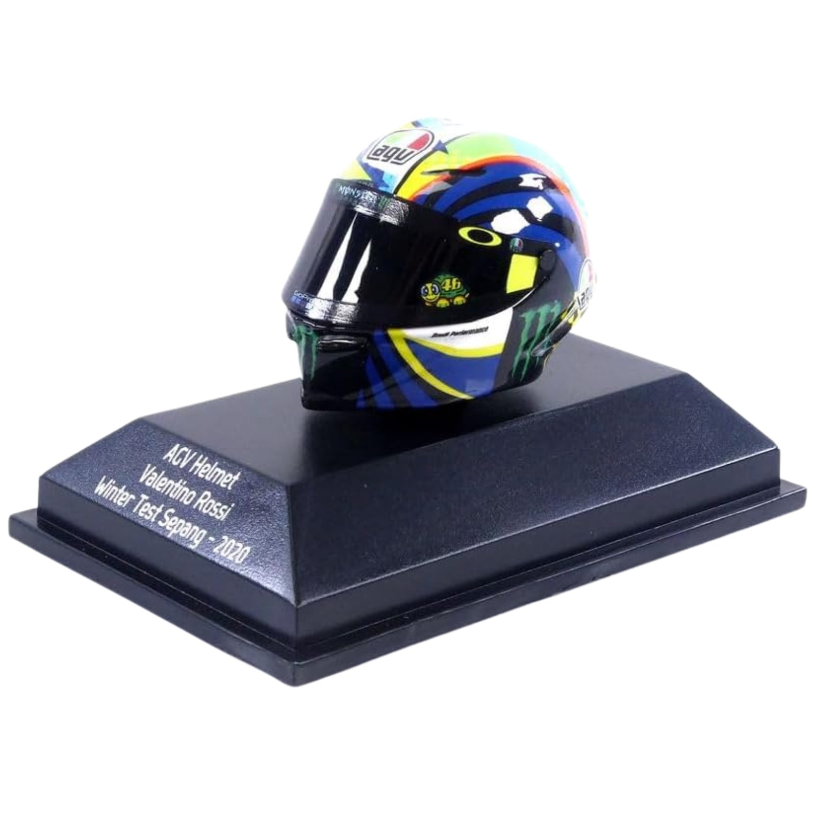 AGV Winter Sepang Test Helmet Valentino Rossi (2020) in Blue/Yellow AGV Winter Sepang Test Helmet Valentino Rossi (2020) in Blue/Yellow