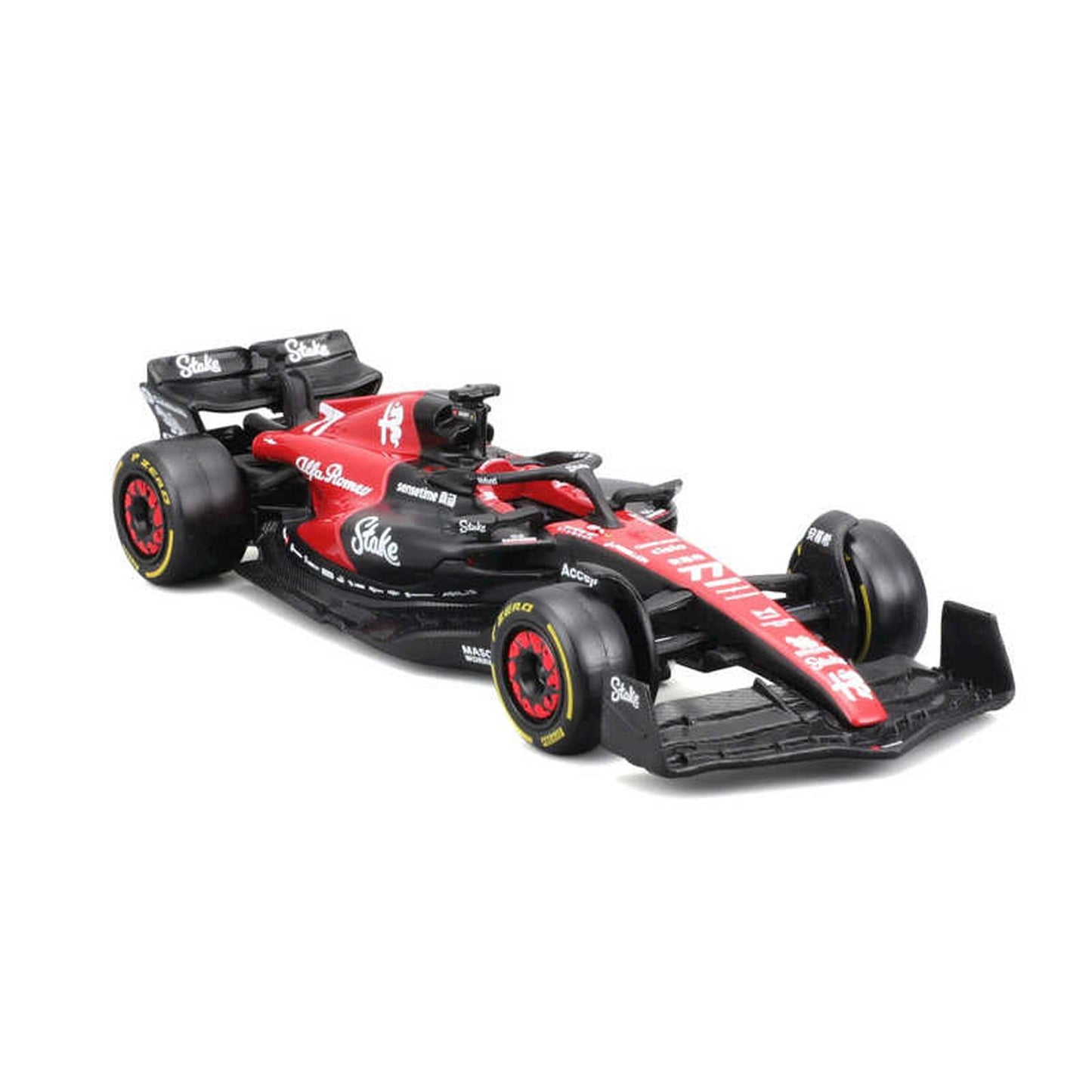 Alfa Romeo C43 Team Stake Valtteri Bottas (No.77 2023) in Red/Black