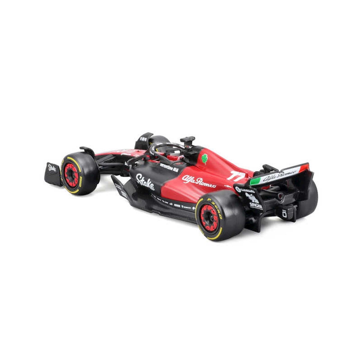 Alfa Romeo C43 Team Stake Valtteri Bottas (No.77 2023) in Red/Black