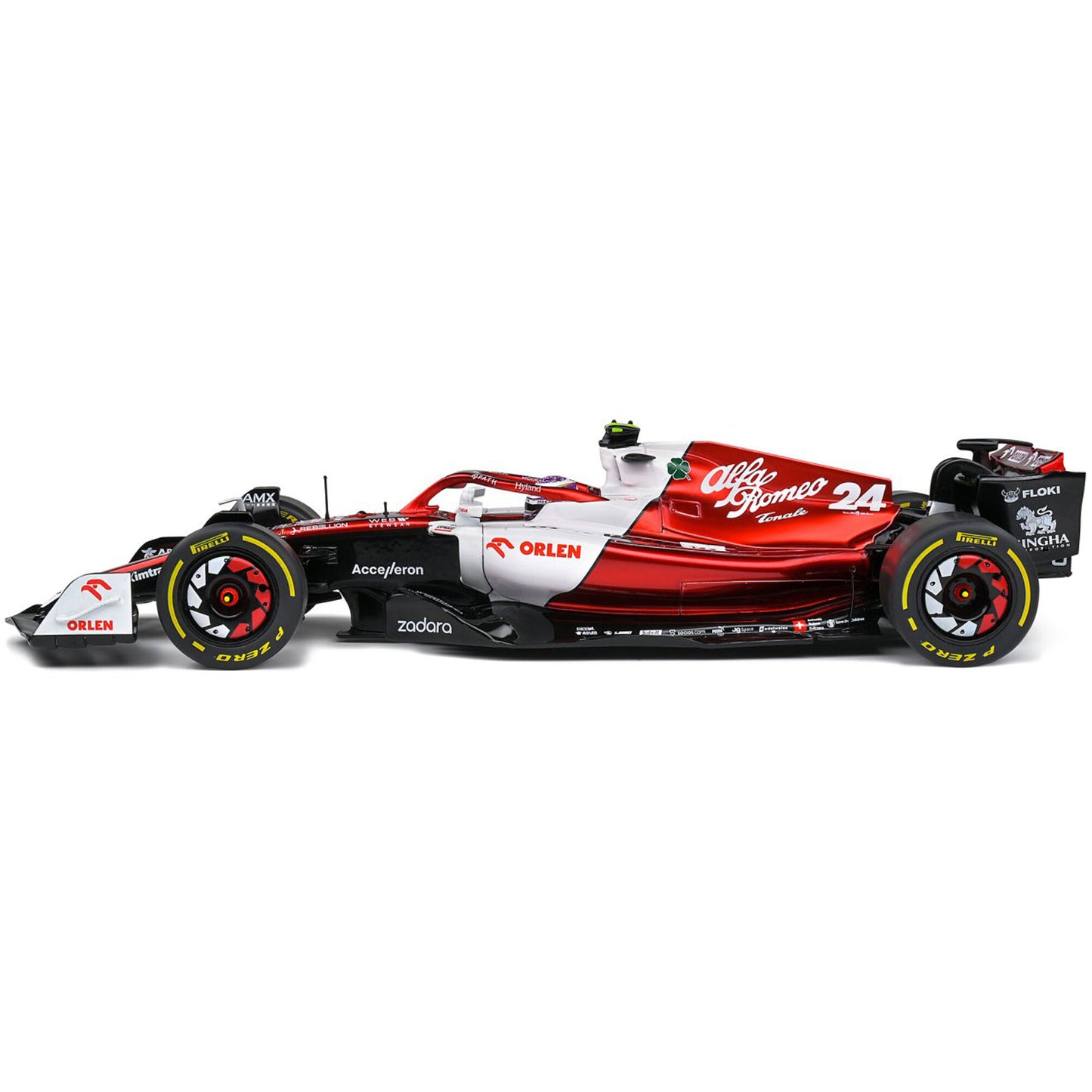 Alfa Romeo ORLEN C42 Zhou Guanyu (No.24 Canadian GP 2022) in Red/White