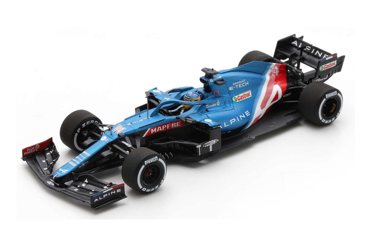 Alpine A521 Fernando Alonso (Hungarian GP 2021) in Blue