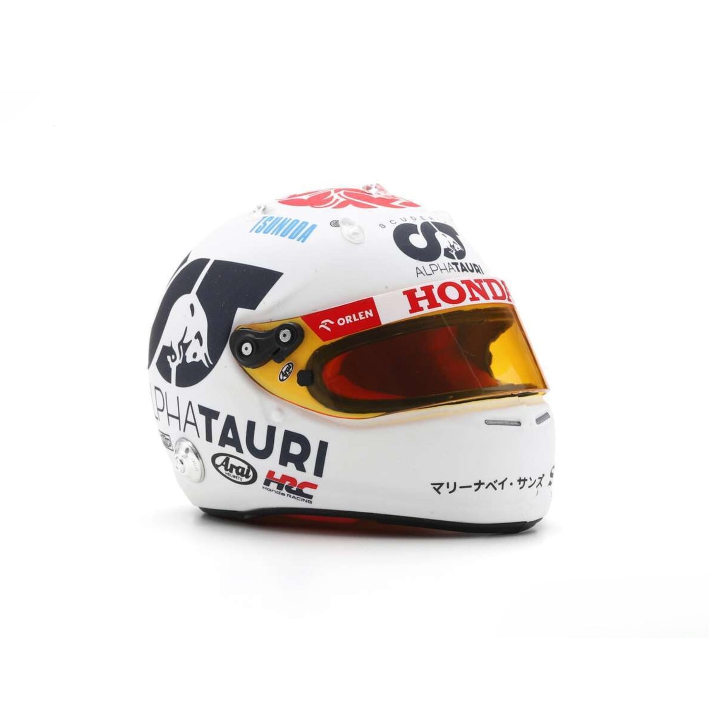 Arai Scuderia AlphaTauri Yuki Tsunoda (Japanese GP 2023) in White/Blue