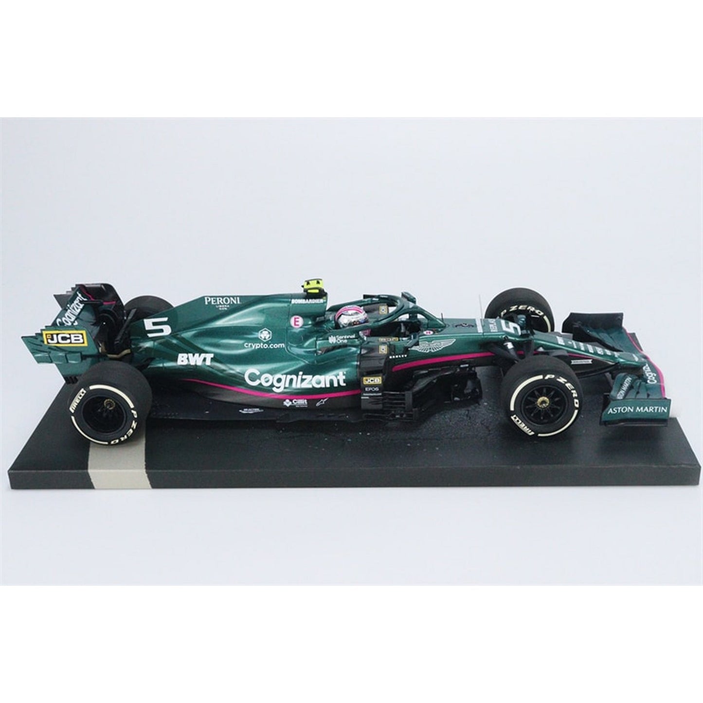 Aston Martin AMR21 Sebastian Vettel (Monaco GP 2021) in Dark green