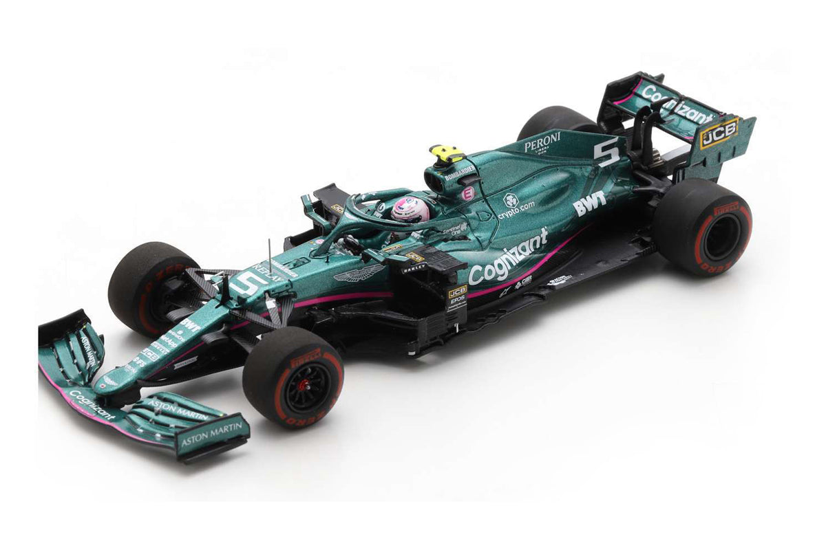 Aston Martin AMR21 Sebastian Vettel (2nd Azerbaijan GP 2021) in Green