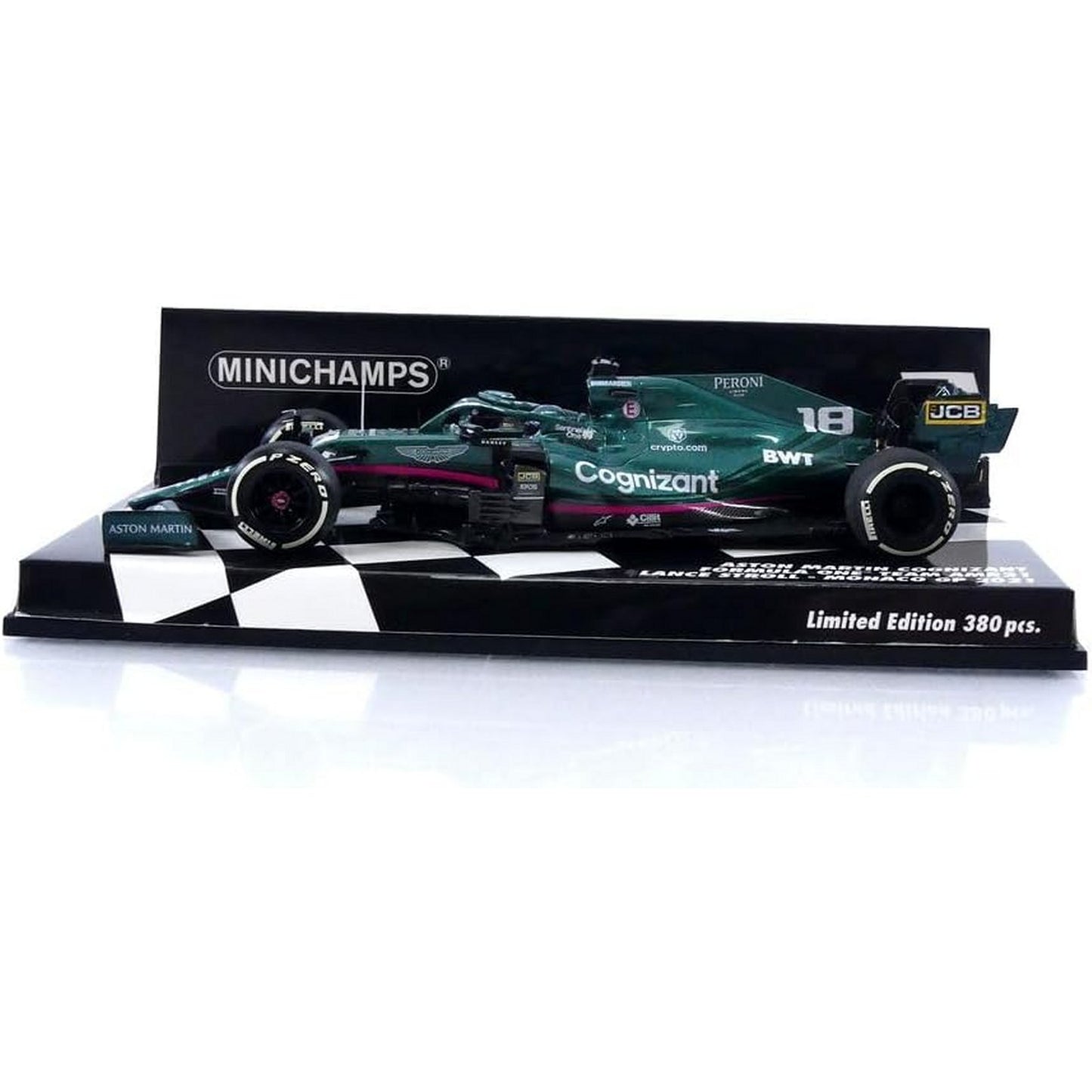 Aston Martin Cognizant AMR21 Lance Stroll (No.18 Monaco GP 2021) in Green