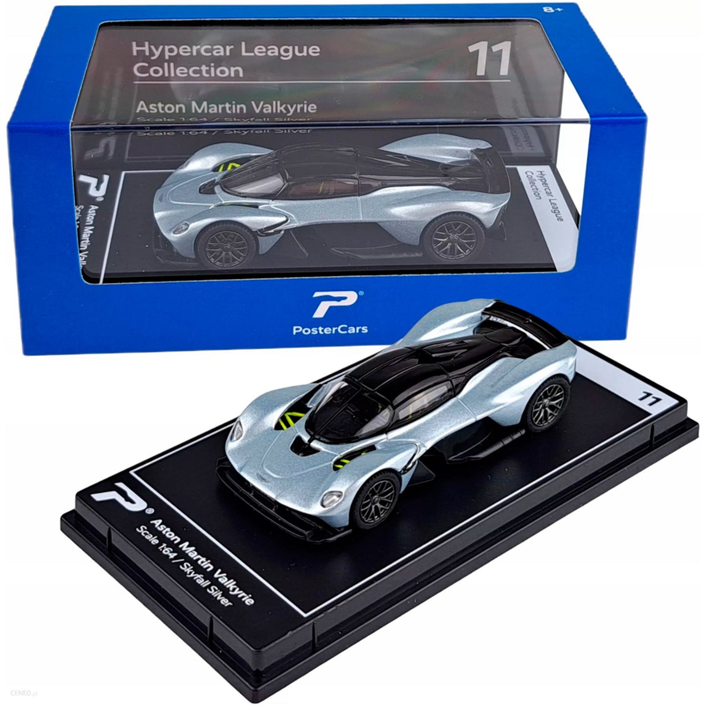 Aston Martin Valkyrie (Hypercar League Collection Series) in Skyfall Silver