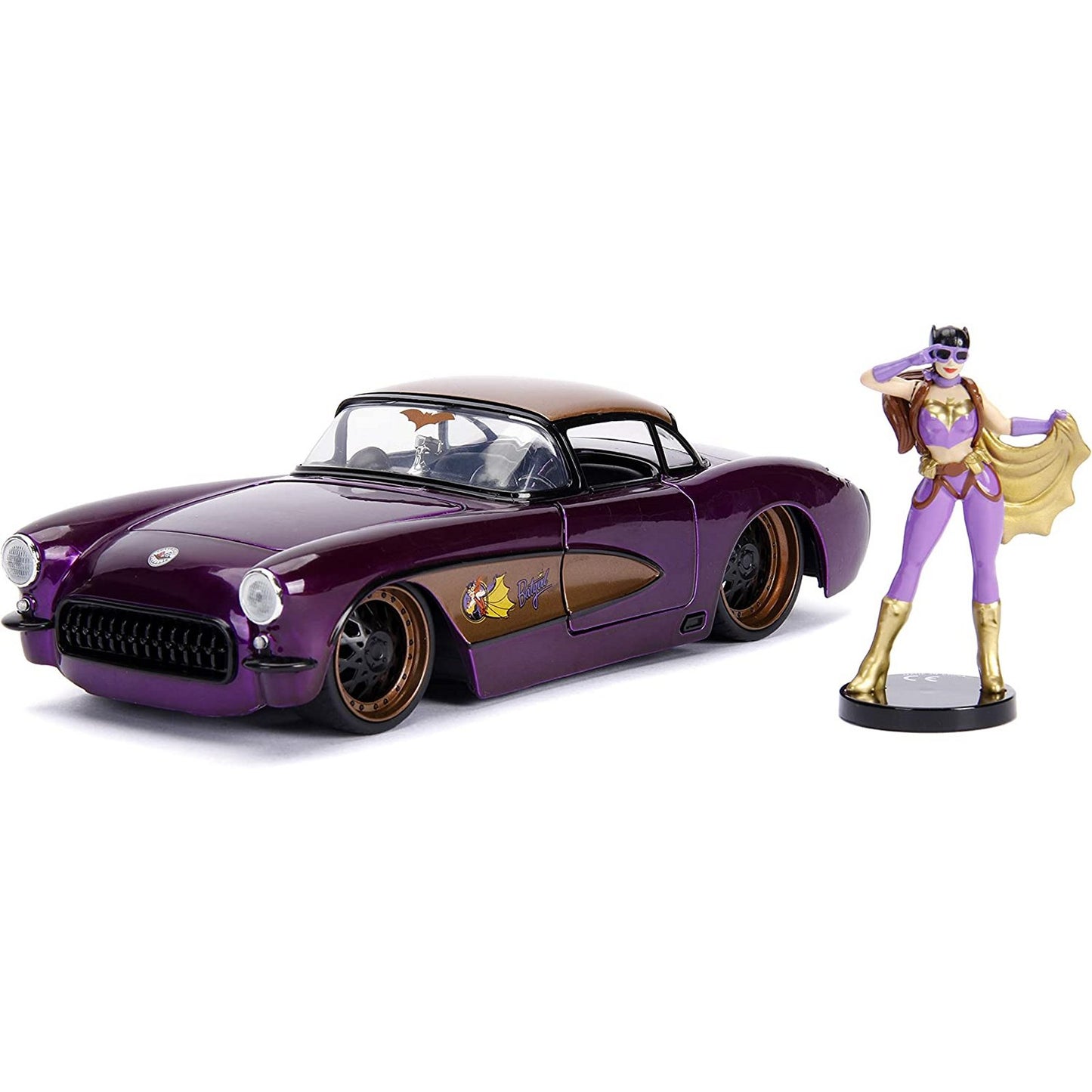 Chevrolet Corvette From Batman in Purple/Gold