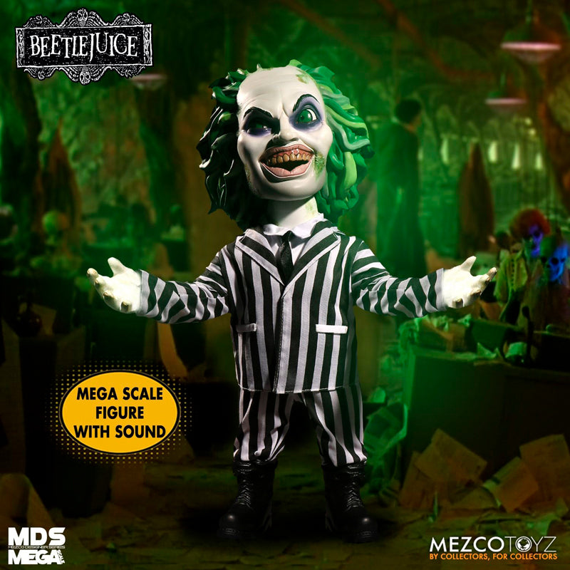 Beetlejuice Mezco Designer Series (Mega Scale) with sound Figure From Beetlejuice