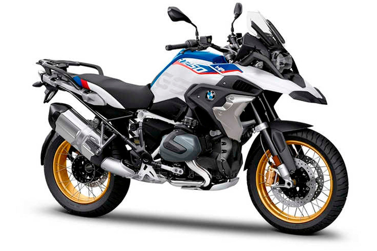 BMW R1250 GS in White/Blue