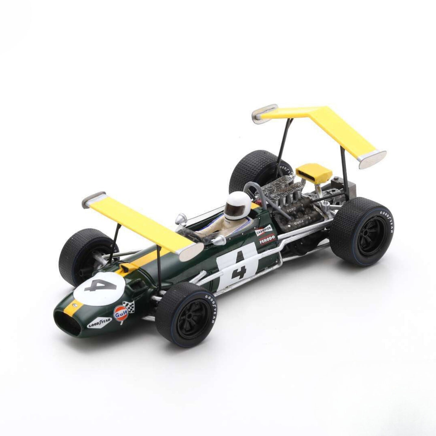 Brabham BT26A Jacky Ickx (No.4 Spanish GP 1969) in Green/Yellow