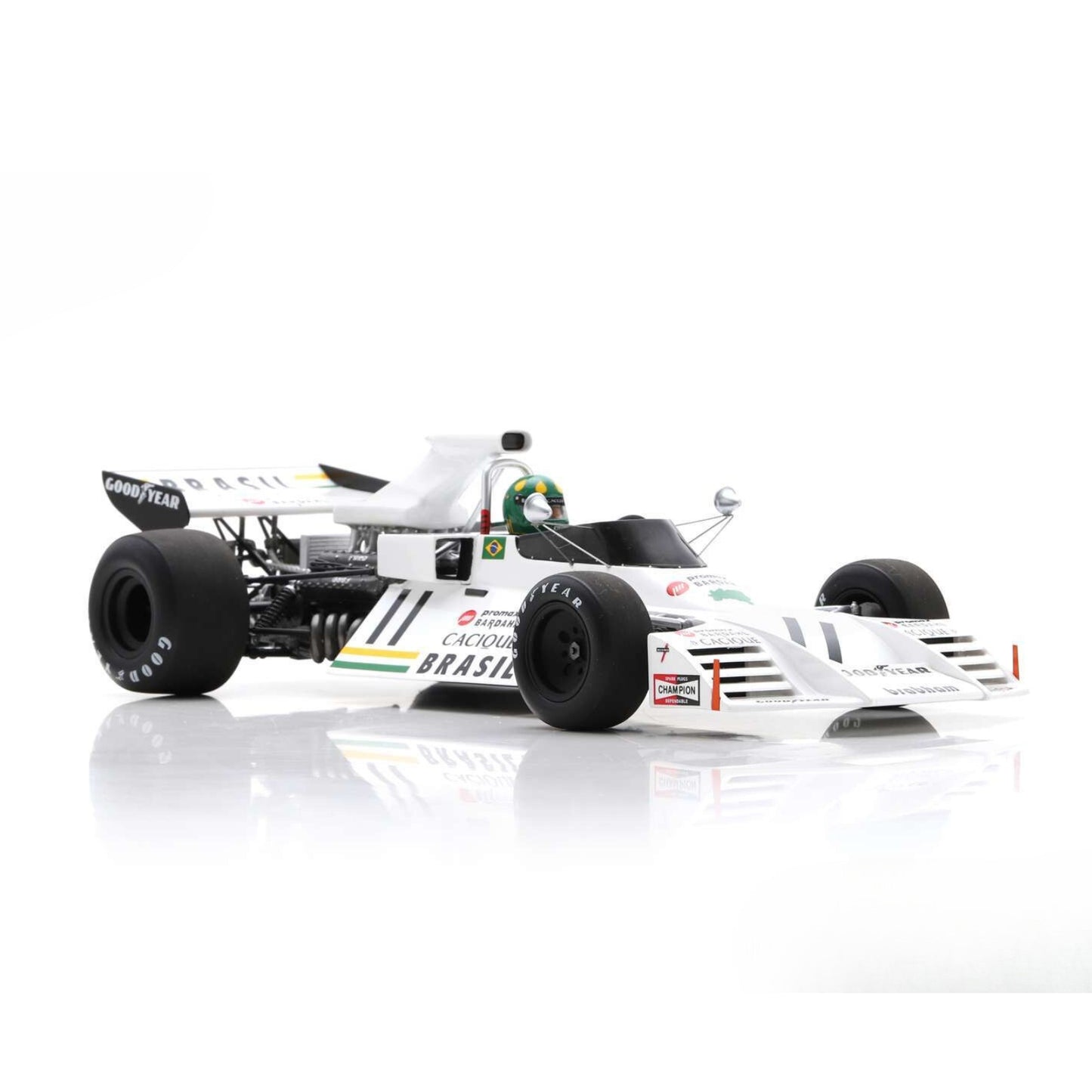 Brabham BT42 Wilson Fittipaldi (No.11 Monaco GP 1973) in White