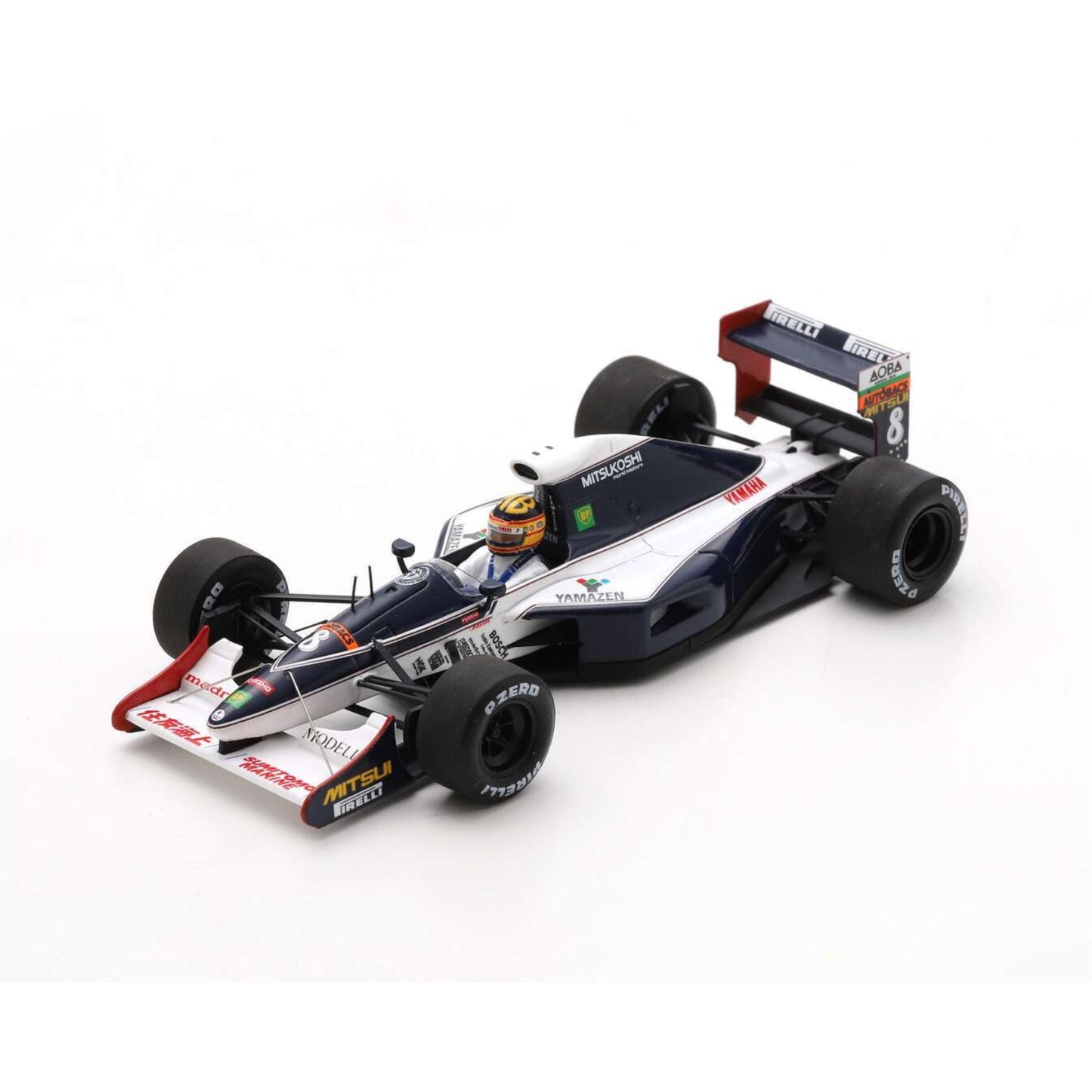 Brabham BT60Y Mark Blundell (No.8 Belgium GP 1991) in Blue/White