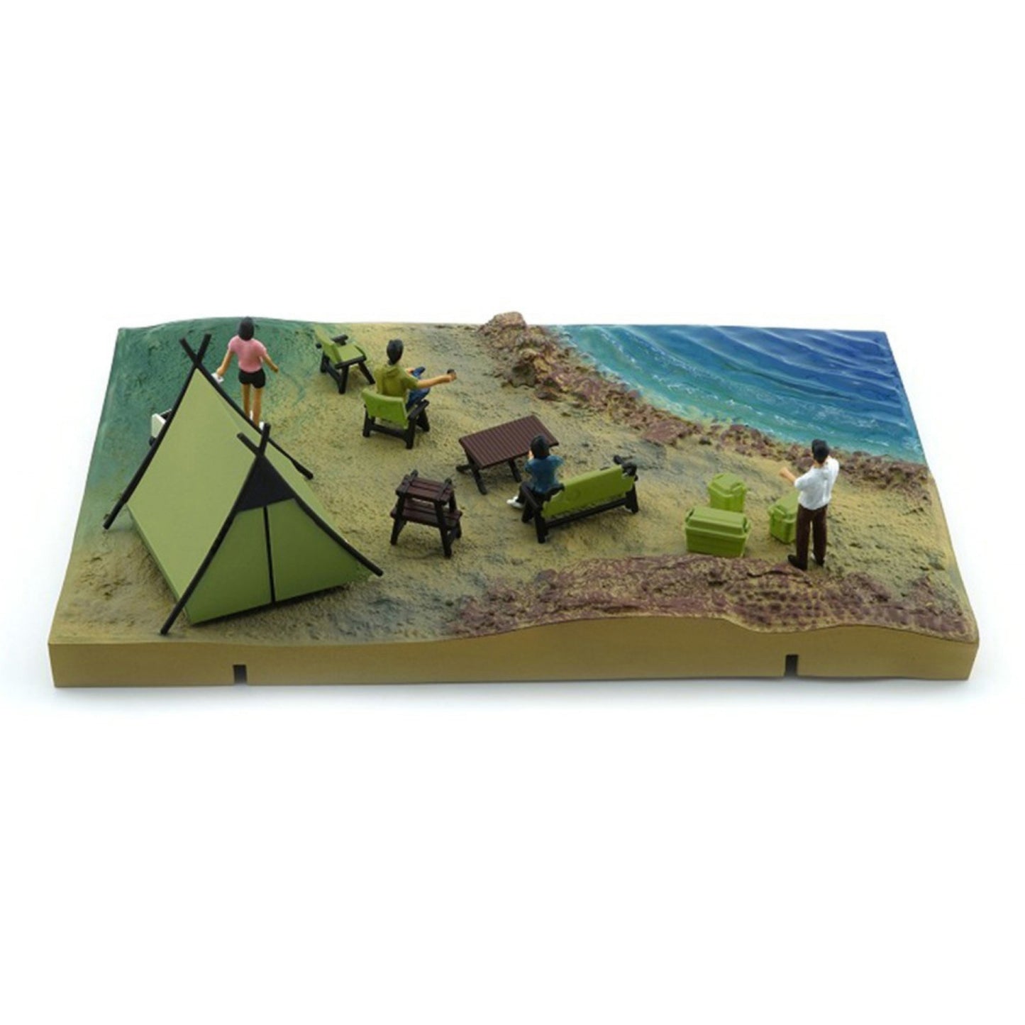 Camp Site Diorama (BMC Diorama) in Green