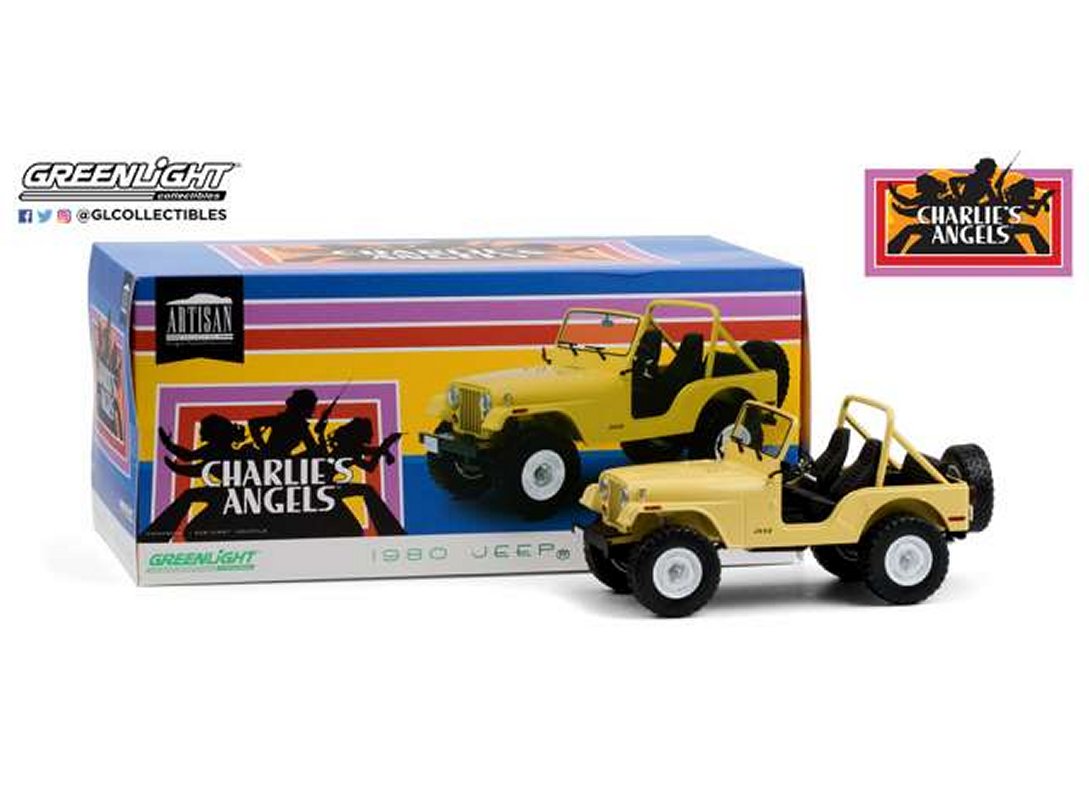 Jeep CJ-5 From Charlies Angels 1976-81 TV Show in Yellow