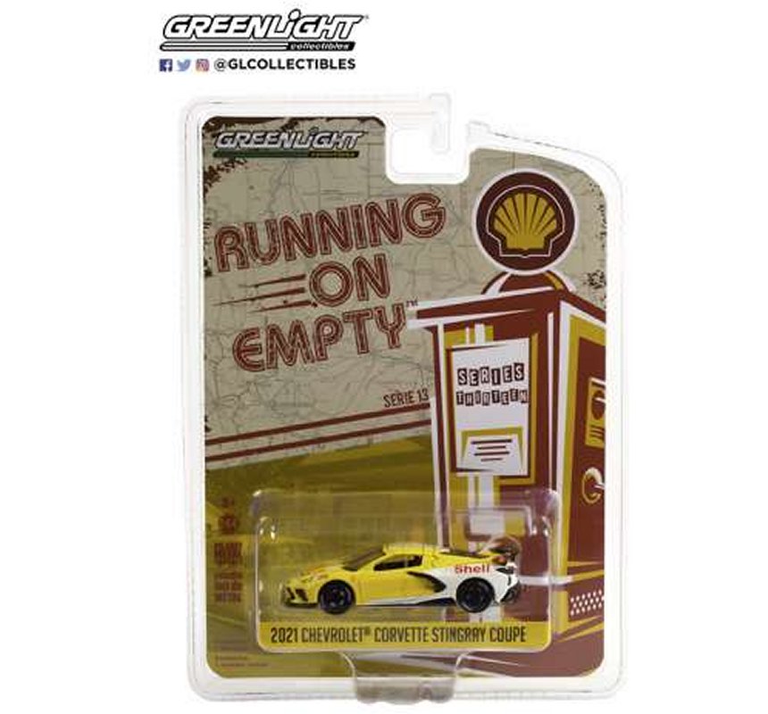 Chevrolet Corvette Stingray Coupe (Running On Empty 2021) in Yellow/White
