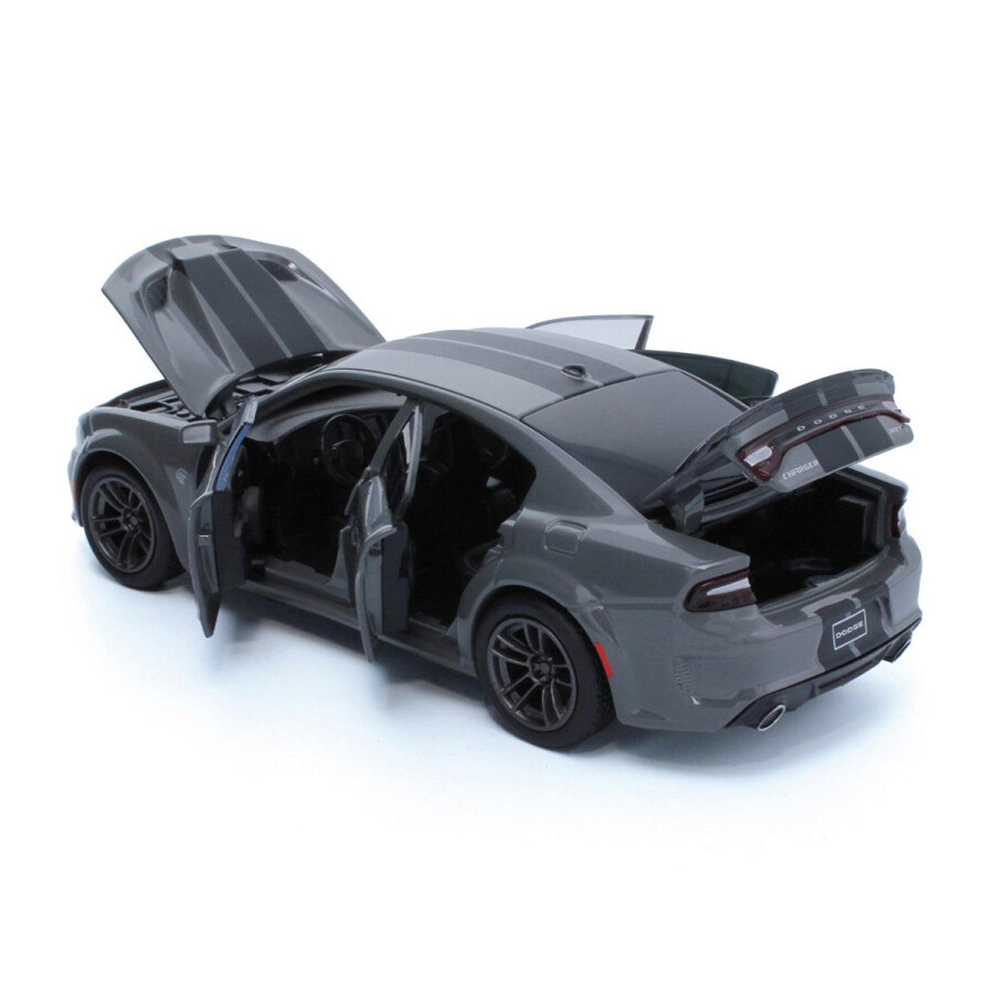 Dodge Charger Destroyer (With Black Stripes) in Grey