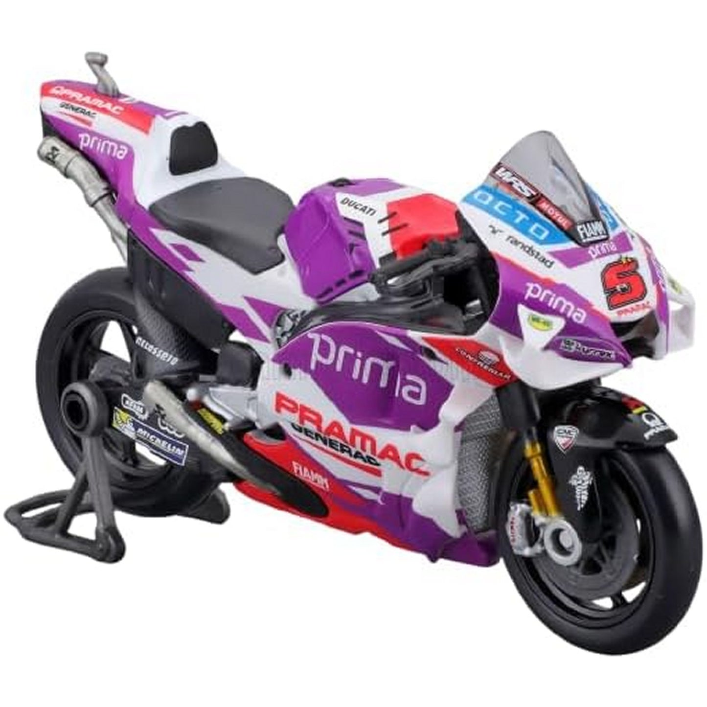 Ducati Desmosedici Pramac Johann Zarco (No.5 2022) in White/Purple