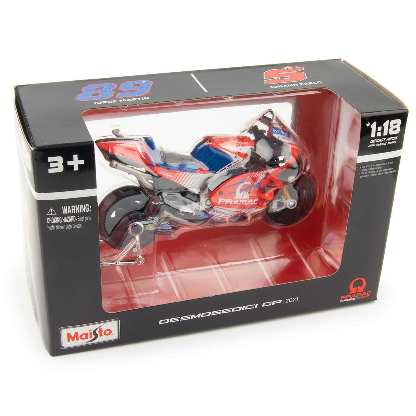 Ducati Pramac Racing Johann Zarco (2021) in Red/White