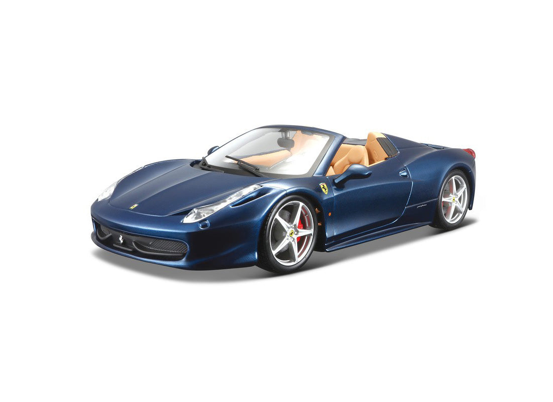 Ferrari 458 Spider in Metallic Blue