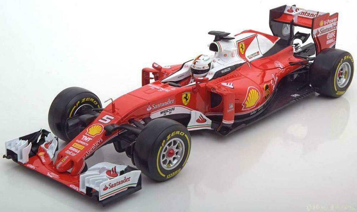 Ferrari SF16-H F1 Sebastian Vettel (2016) in Red/White