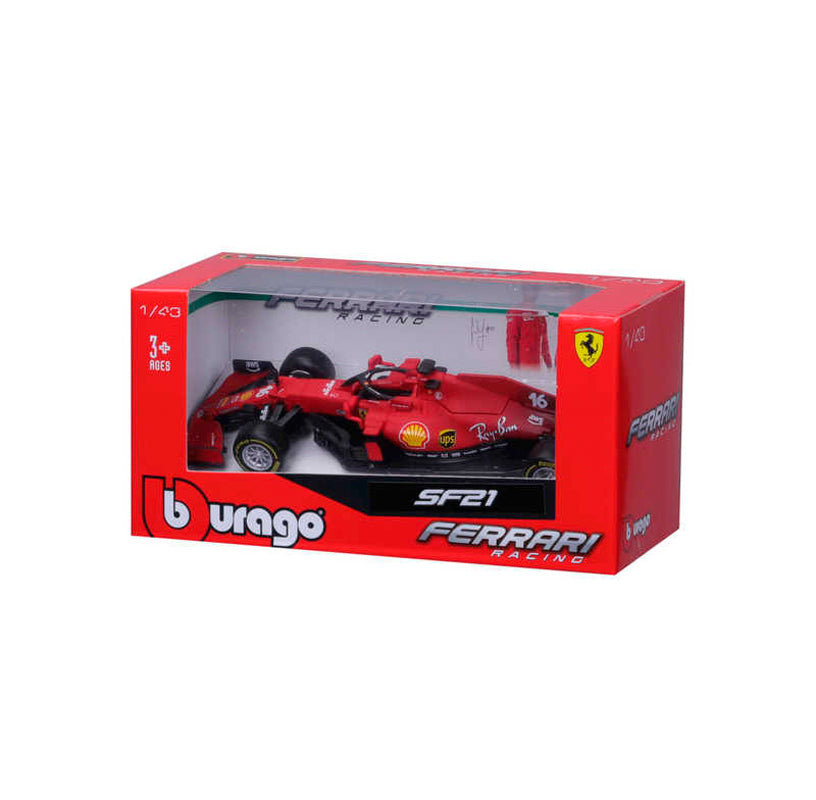 Ferrari SF21 Charles Leclerc (No. 16 F1 Team 2021) in Red