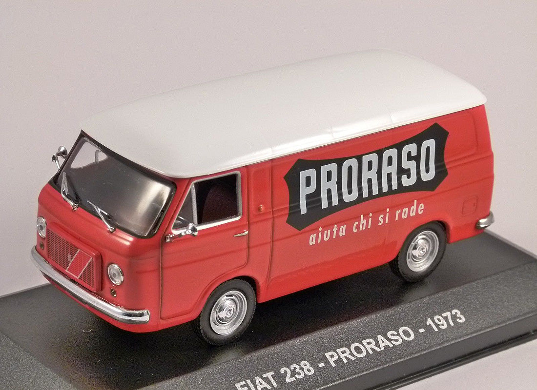 Fiat 238 Van (Proraso 1973) in Red