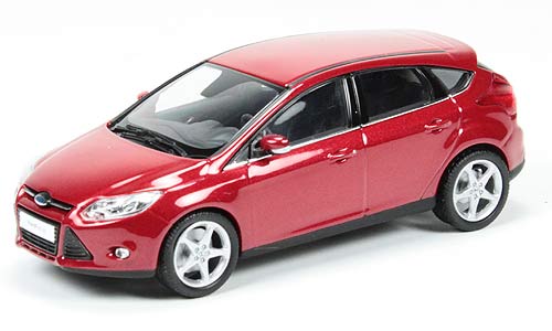 Ford Focus Mk III 5-Door (2010) in Metallic Red
