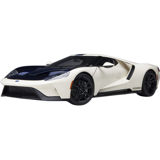 Ford GT 64 Prototype Heritage Edition (2022) in Wimbledon White/Antimatter Blue