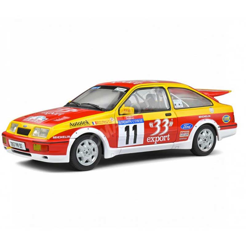 Ford Sierra Cosworth RS Auriol - Occelli (Tour De Corse #11 1987) in Red