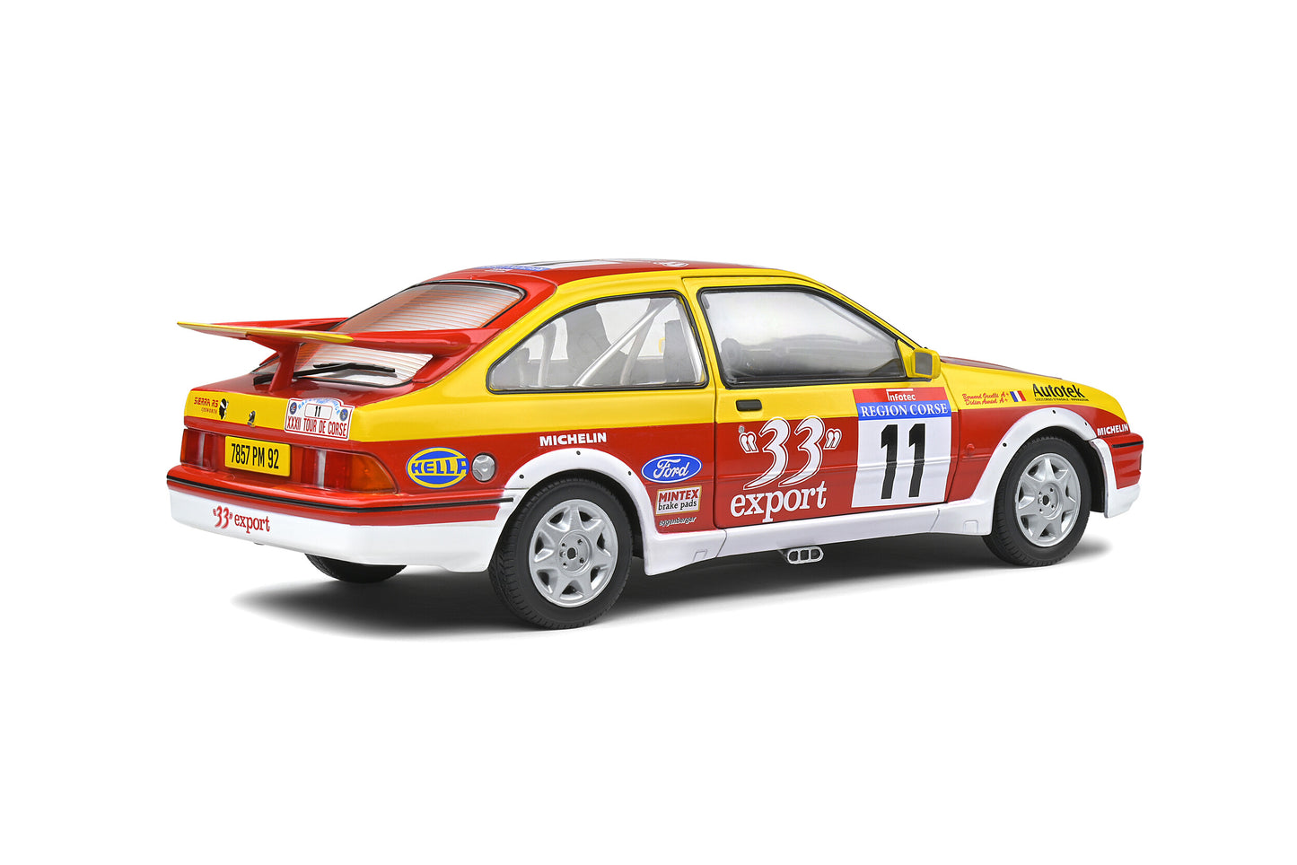 Ford Sierra Cosworth RS Auriol - Occelli (Tour De Corse #11 1987) in Red