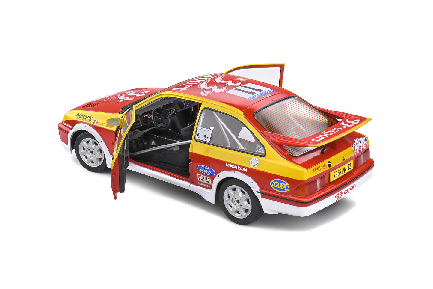 Ford Sierra Cosworth RS Auriol - Occelli (Tour De Corse #11 1987) in Red