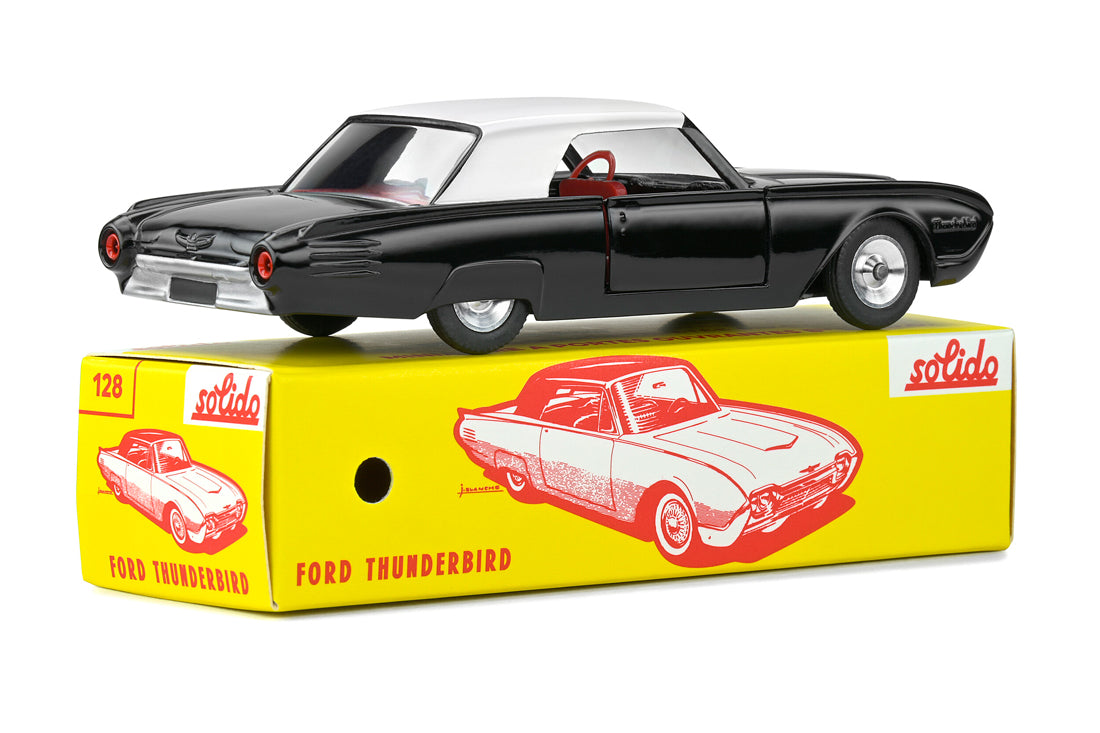 Ford Thunderbird (Club Solido Vintage Packaging) in Black/White