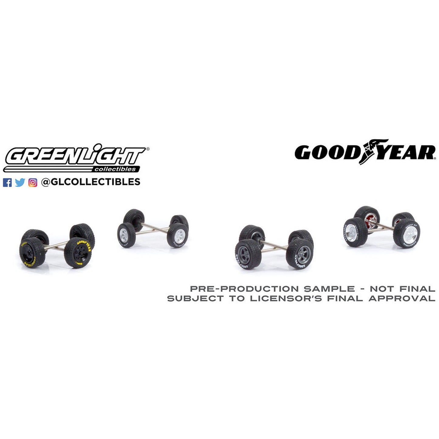 Goodyear Tyre Wheel & Tyre Pack Series 6 (4 Sets Of Wheels) in Black/Silver