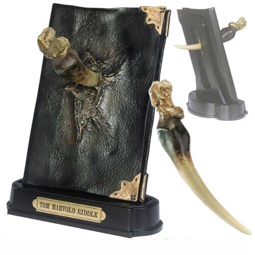 Basilisk Fang and Tom Riddle Diary Sculpture From Harry Potter and The Deathly Hallows