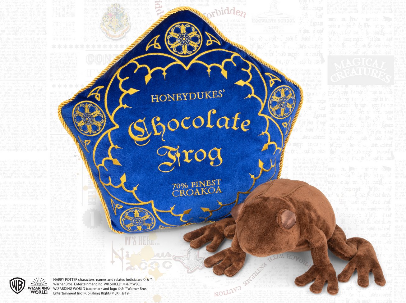 Chocolate Frog and Pillow Plush From Harry Potter