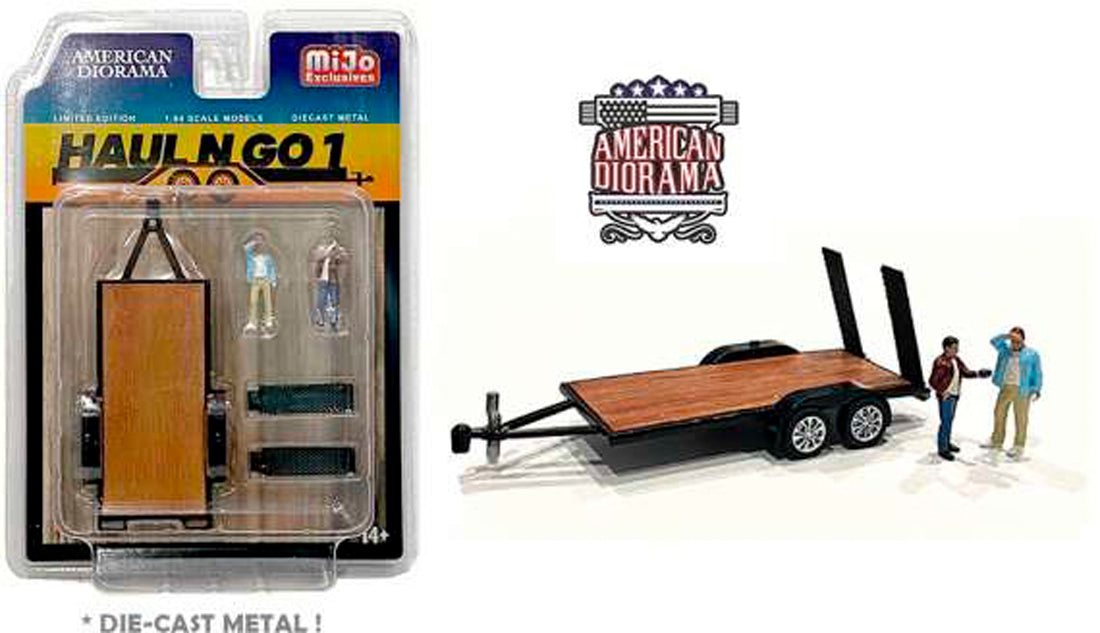 Haul N Go (Set 1 with Two Figures) in Black