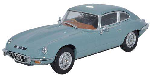 Jaguar E Type V12 Coupe (1971) in Light Blue