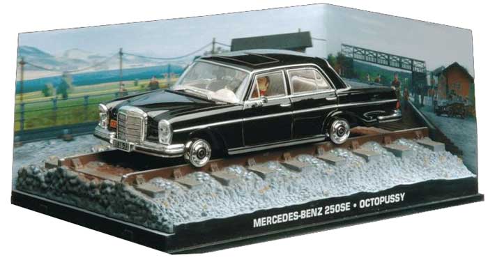 Mercury Mercedes Benz 250SE From James Bond Octopussy in Black