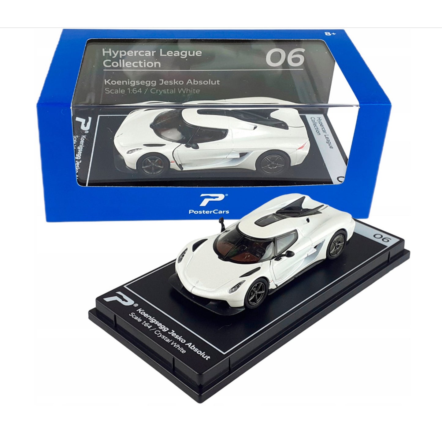 Koenigsegg Jesko Absolut (Hypercar Collection Series League) in Crystal White