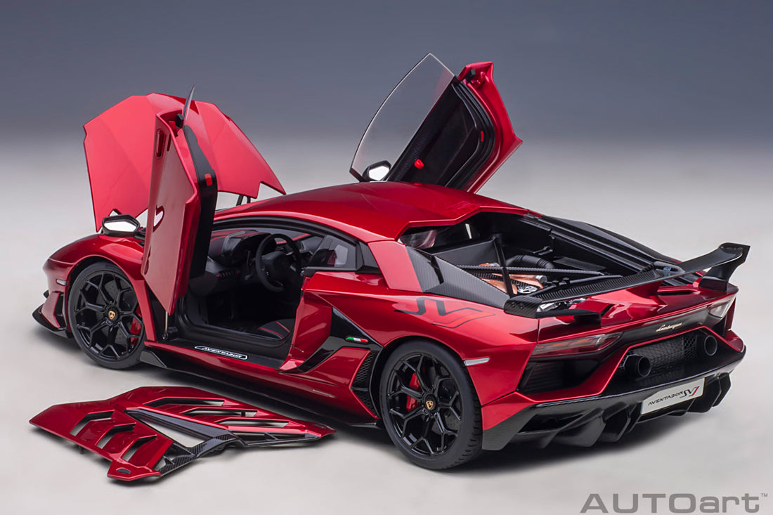 Lamborghini Aventador SVJ (2019) in Metallic Red