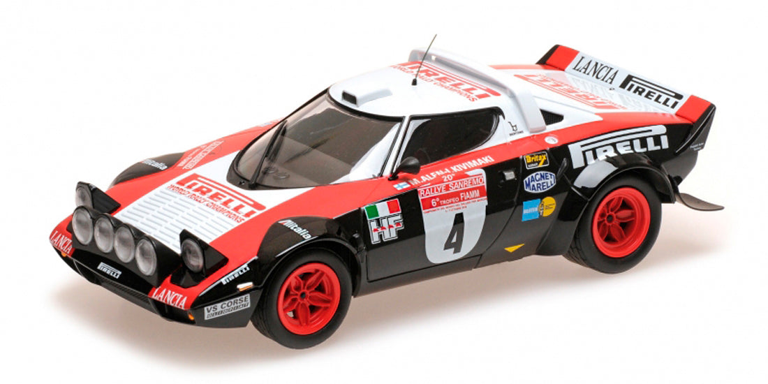 Lancia Stratos (Pirelli - Winners Rallye Sanremo 1978) in Black/White/Red