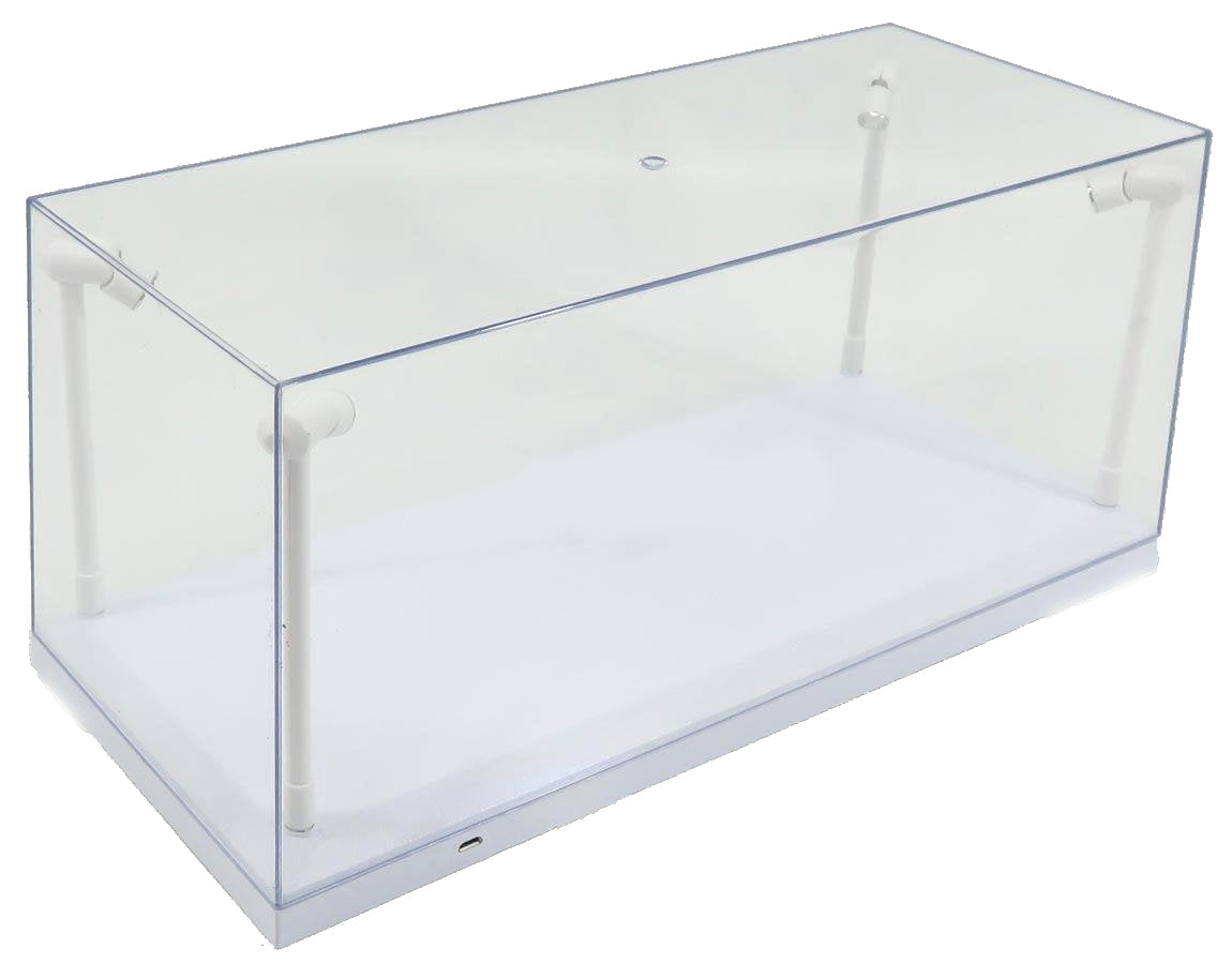 LED Display Case (White Base) in White
