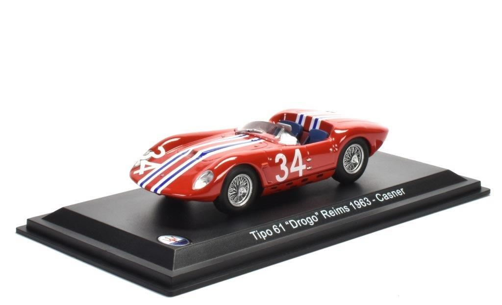 Maserati Tipo 61 'Drogo' Lloyd Casner (Reims GP 1963) in Red