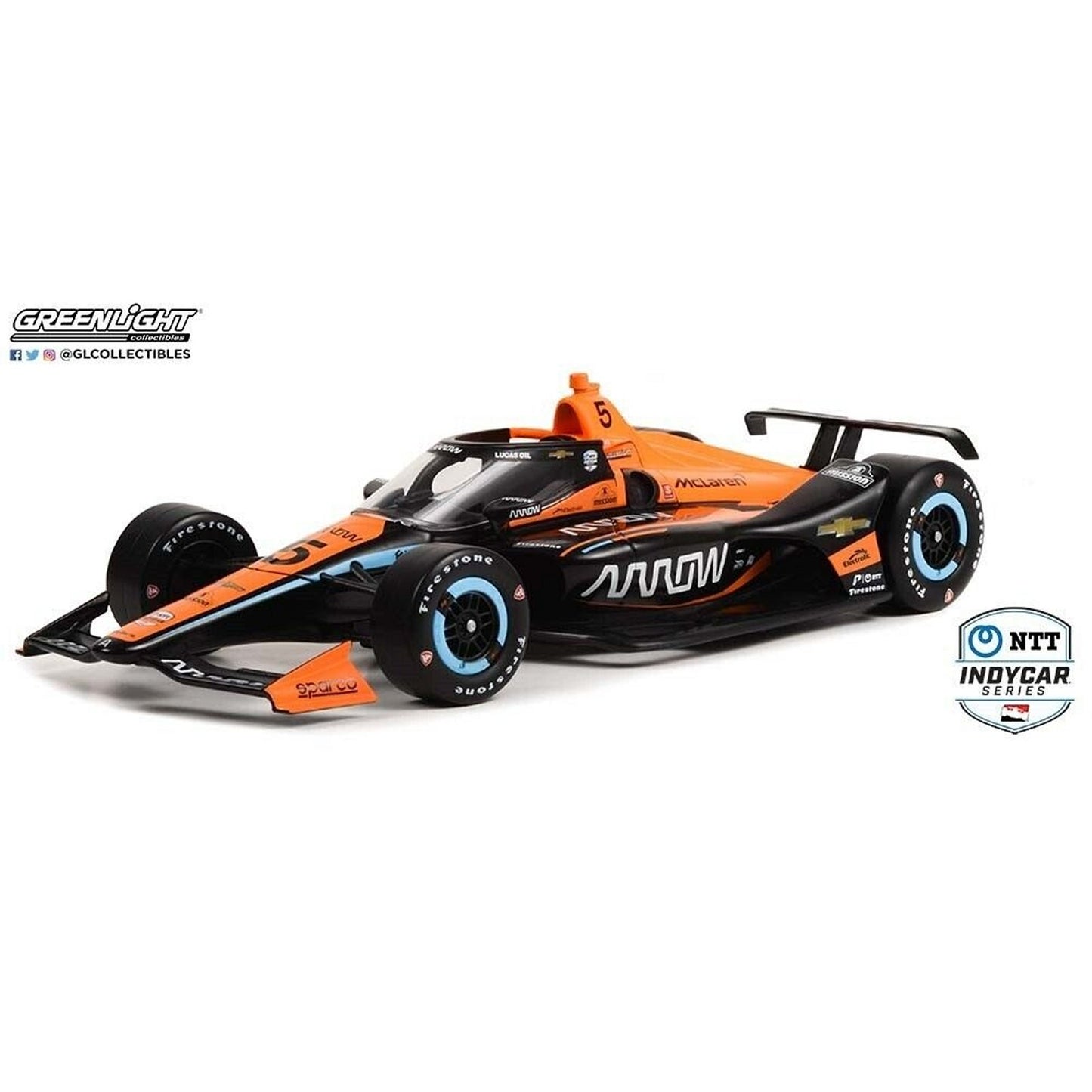 McLaren Arrow NTT Indy Car Pato O'Ward (2022) in Black/Orange