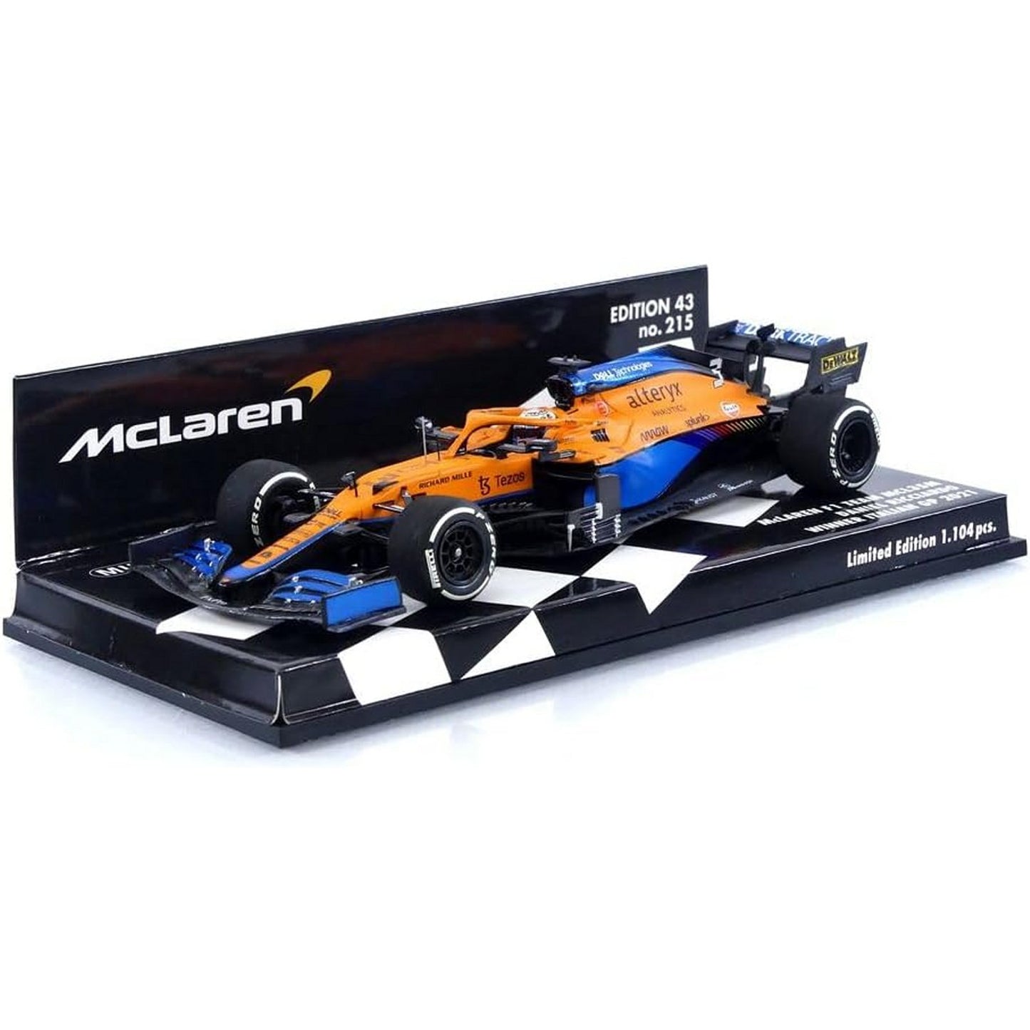 McLaren MCL35M Daniel Ricciardo (No.3 Winner Italian GP 2021) in Orange/Blue