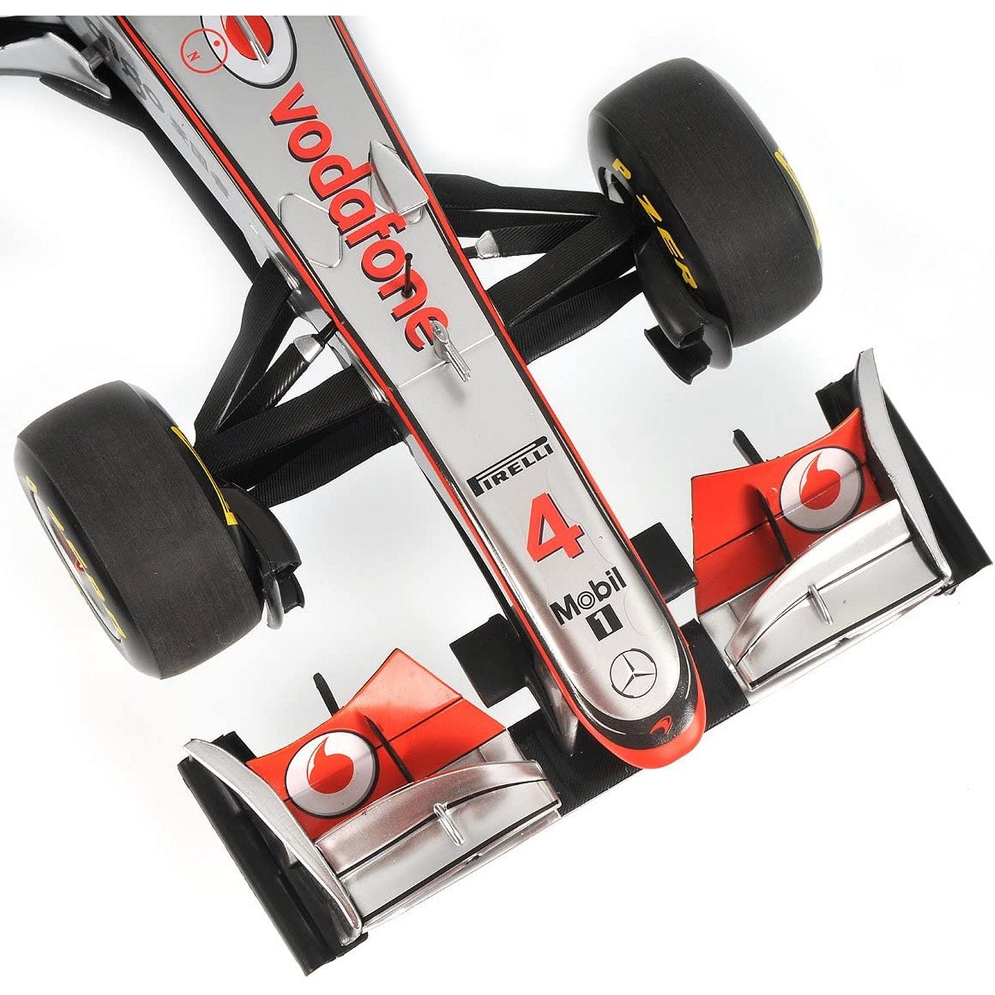 McLaren Vodafone Mercedes Showcar Jenson Button (2011) in Silver/Red