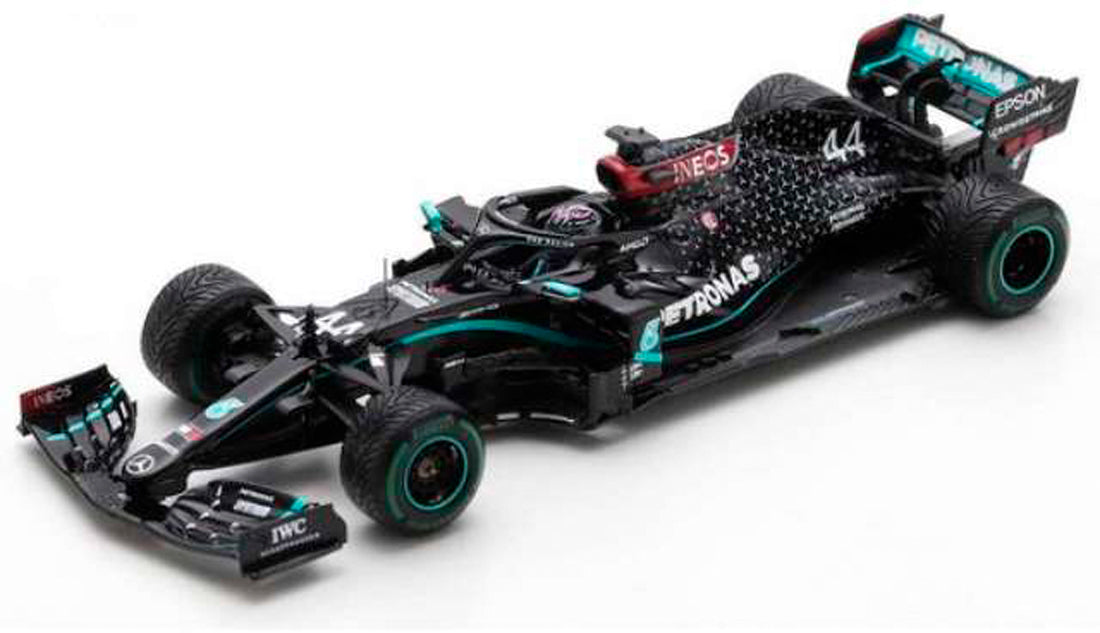 Mercedes AMG Petronas W11 EQ Performance F1 Team Lewis Hamilton (Winner Turkish GP 7th World Title 2020) in Black