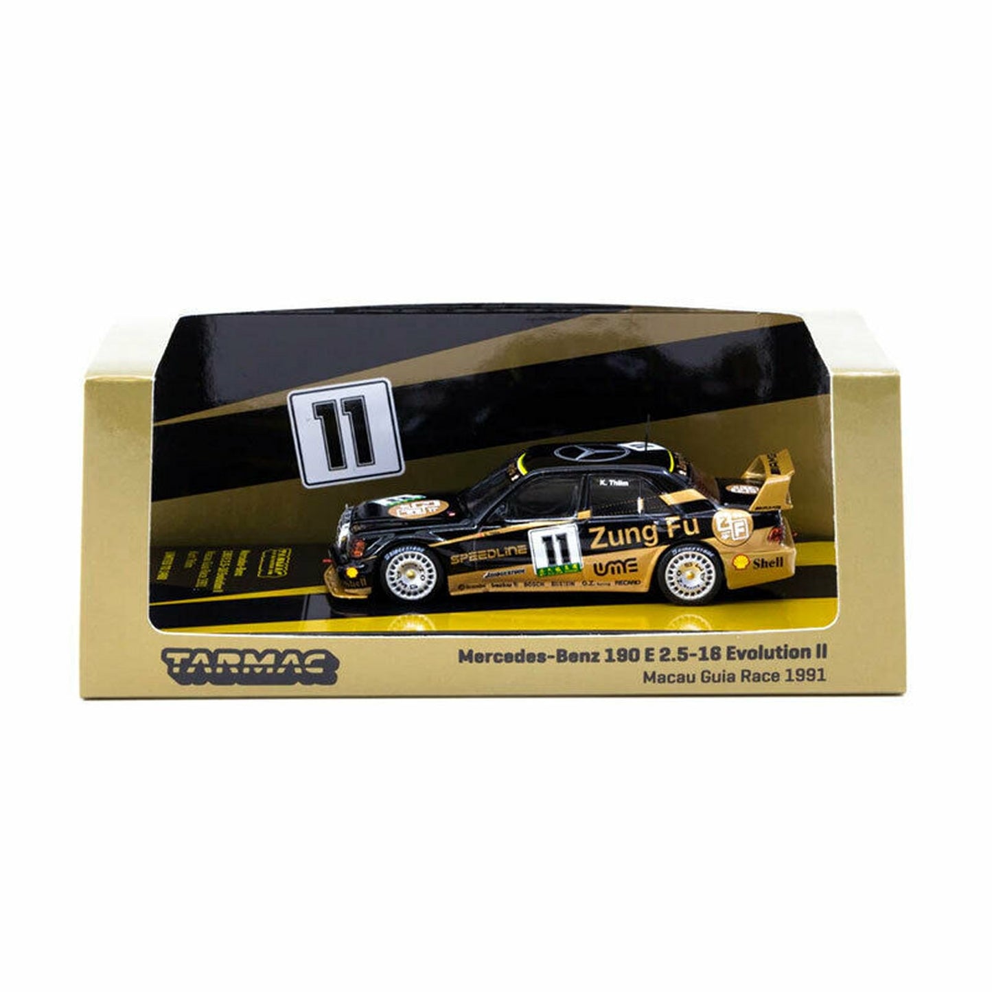 Mercedes Benz 190 E 2.5-16 Evolution III K.Thiim (2nd Macau Guia Race 1991) in Black/Gold