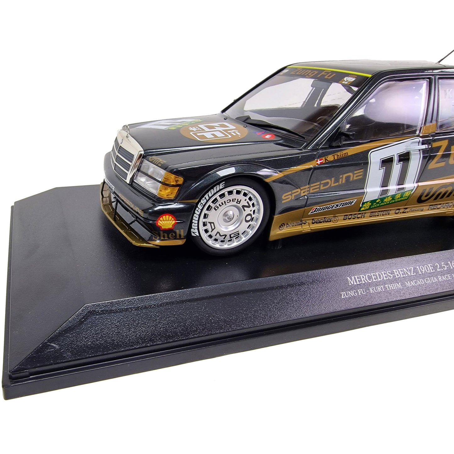 Mercedes Benz 190E 2.5-16 EVO 2 Kurt Thiim (Macau Guia Race 1991) in Black/Gold